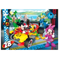 Puzzle Clementoni Mickey and the Roadster Racers 6+/ Numărul de piese: 104