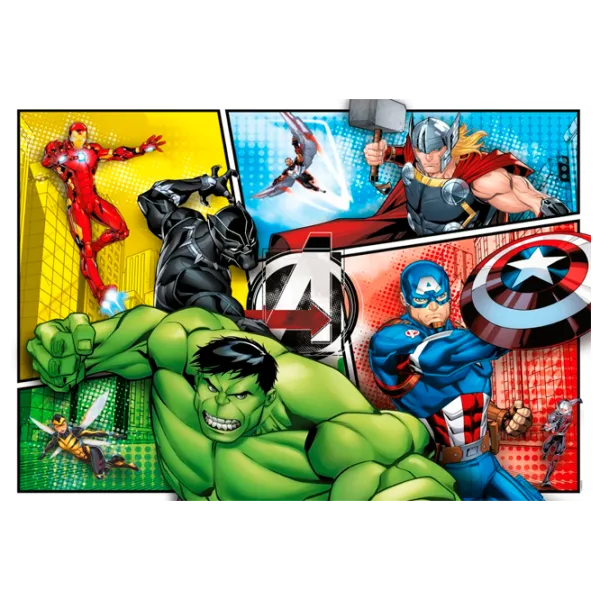 Puzzle Clementoni Avengers 6+/ Numărul de piese: 104 photo 1