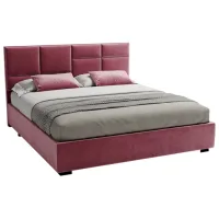 Кровать My-Style my-Tori 200 x 200 см / Фанера / Фиолетовый