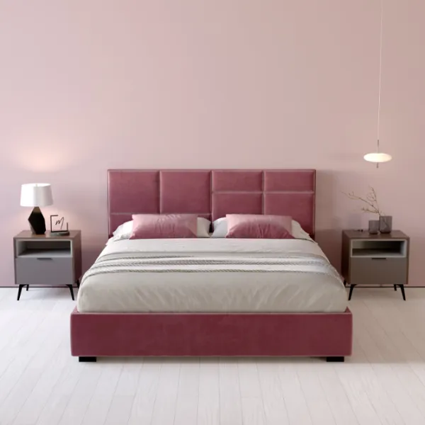 Кровать My-Style my-Tori 200 x 200 см / Фанера / Фиолетовый photo 7