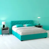 Кровать My-Style my-Luna 200 x 200 см / Фанера / Бирюзовый photo 4