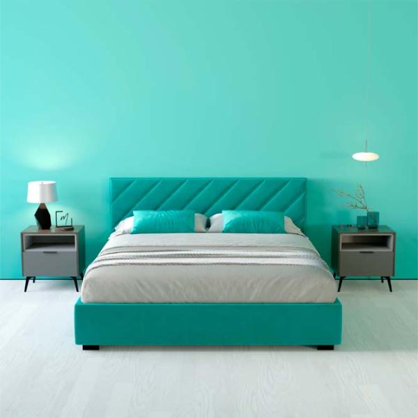 Кровать My-Style my-Luna 200 x 200 см / Фанера / Бирюзовый photo 7