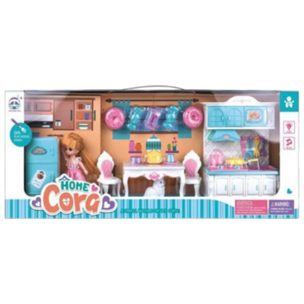 Păpușă ChiToys Home Cora 602A-1 model / 3+ photo 1