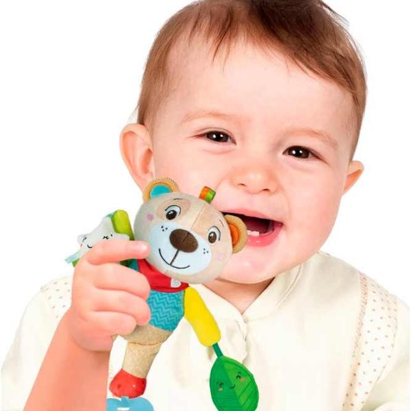 Игрушка-погремушка для коляски Clementoni Easy-Peasy Soft Bear от 3 месяцев photo 2