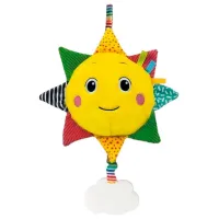 Jucarie zornaitoare pentru carucior Clementoni Soft Sun de la 3 luni