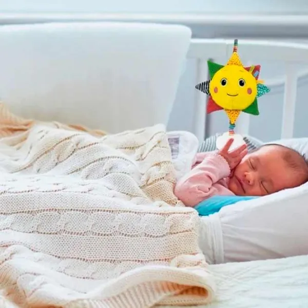 Jucarie zornaitoare pentru carucior Clementoni Soft Sun de la 3 luni photo 2