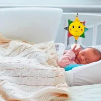Jucarie zornaitoare pentru carucior Clementoni Soft Sun de la 3 luni photo 2
