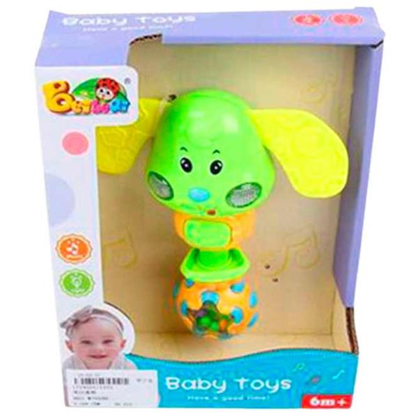 Jucarie zornaitoare pentru carucior Baby Toys Dog de la 3 luni photo 1