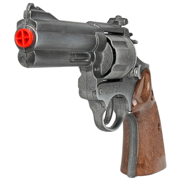 Pistol de jucărie Gonher Police 127/1 3+ / / Grey photo 1 Pistol de jucărie Gonher Police 127/1 3+ / / Grey photo 1