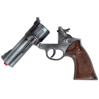Игрушечный пистолет Gonher Police 127/1 3+ / / Grey photo 4