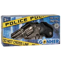 Pistol de jucărie Gonher Police 33/0 3+ / / Argintiu photo 5