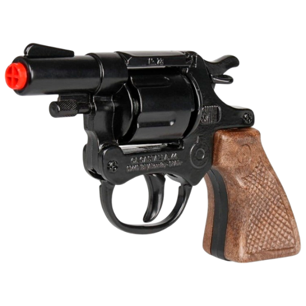 Pistol de jucărie Gonher Police 73/6 3+ / / Black photo 1 Pistol de jucărie Gonher Police 73/6 3+ / / Black photo 1