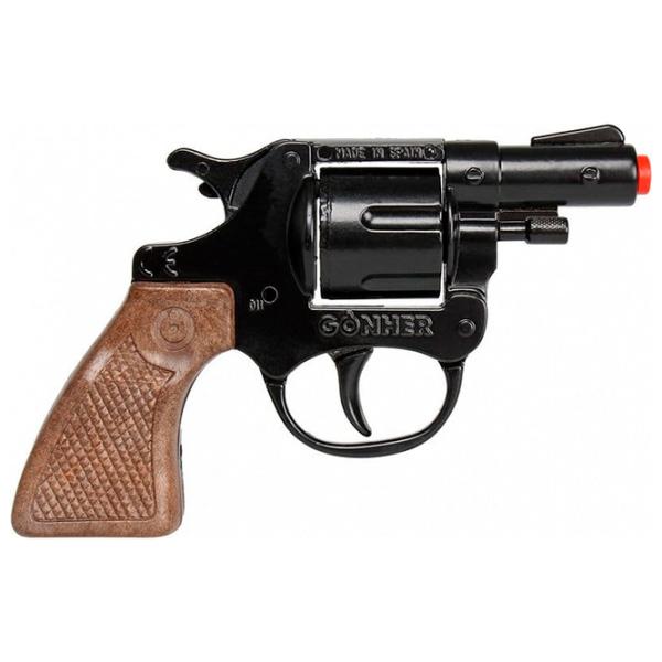 Pistol de jucărie Gonher Police 73/6 3+ / / Black photo 2 Pistol de jucărie Gonher Police 73/6 3+ / / Black photo 2