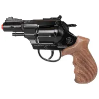 Игрушечный пистолет Gonher Police 38/6 3+ / / Черный photo 2