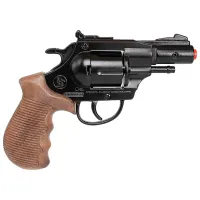 Игрушечный пистолет Gonher Police 38/6 3+ / / Черный photo 3