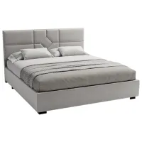 Кровать My-Style my-Tina 200 x 200 см / Фанера / Серый