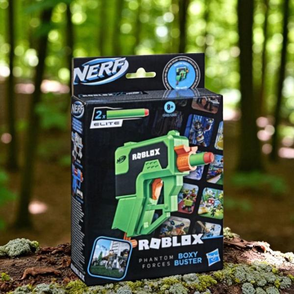 Blaster Hasbro Nerf Roblox F2496 6+ / Săgeți / Green photo 5 Blaster Hasbro Nerf Roblox F2496 6+ / Săgeți / Green photo 5