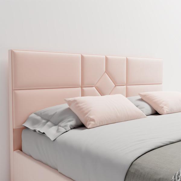 Кровать My-Style my-Tina 200 x 200 см / Фанера / Светло-розовый photo 3