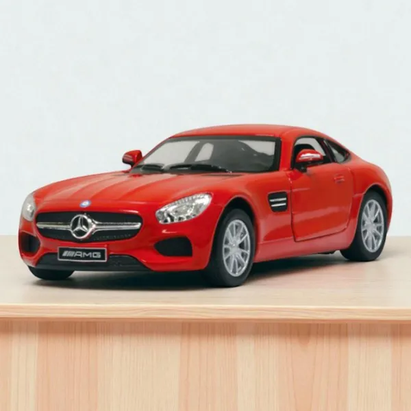 Mașină Kinsmart Mercedes-AMG GT KT5388  / / Gray Red photo 5