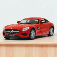 Mașină Kinsmart Mercedes-AMG GT KT5388 / / Gray Red photo 5