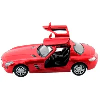 Mașină Kinsmart Mercedes-Benz SLS AMG KT5349 / / Gray Red photo 4