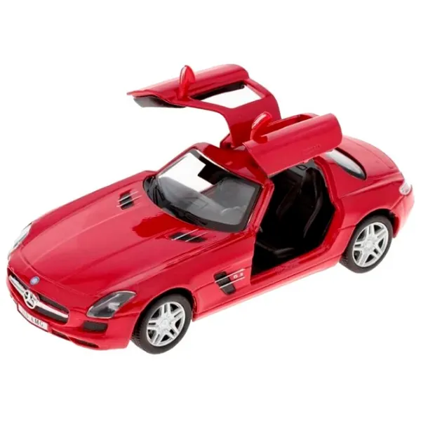 Машинка Kinsmart Mercedes-Benz SLS AMG KT5349  / / Серый Красный photo 5