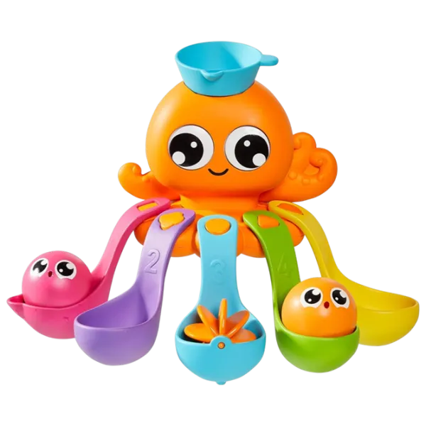 Jucării de baie Tomy 7in1 Bath Activity Octopus de la 1.5 ani photo 1