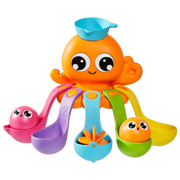 Jucării de baie Tomy 7in1 Bath Activity Octopus de la 1.5 ani photo 1