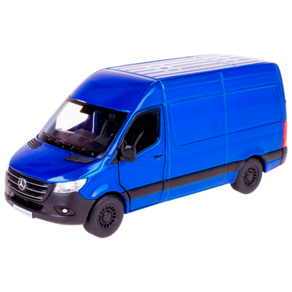 Машинка Kinsmart Mercedes-Benz Sprinter KT5426W  / / Серый Синий photo 1