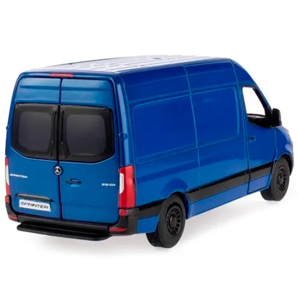 Машинка Kinsmart Mercedes-Benz Sprinter KT5426W  / / Серый Синий photo 4