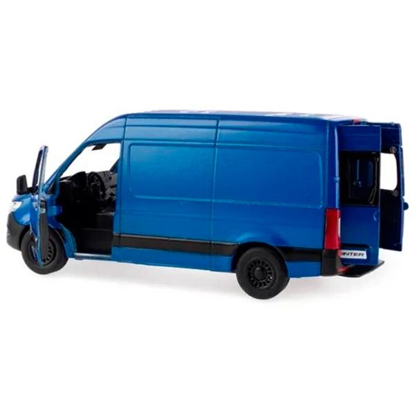 Машинка Kinsmart Mercedes-Benz Sprinter KT5426W  / / Серый Синий photo 5