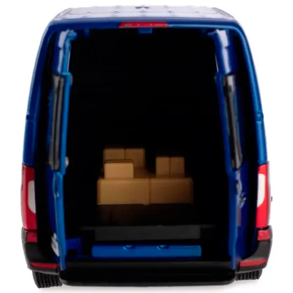 Машинка Kinsmart Mercedes-Benz Sprinter KT5426W  / / Серый Синий photo 6