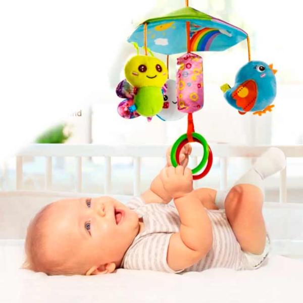 Jucărie zorИгрушка-погремушка для кроваткиnăitoare pentru patuc Hoogar HG01040036 от 3 месяцев photo 2