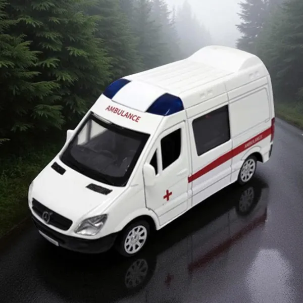 Mașină MSZ Mercedes-Benz Sprinter 26652  / / Red White photo 4
