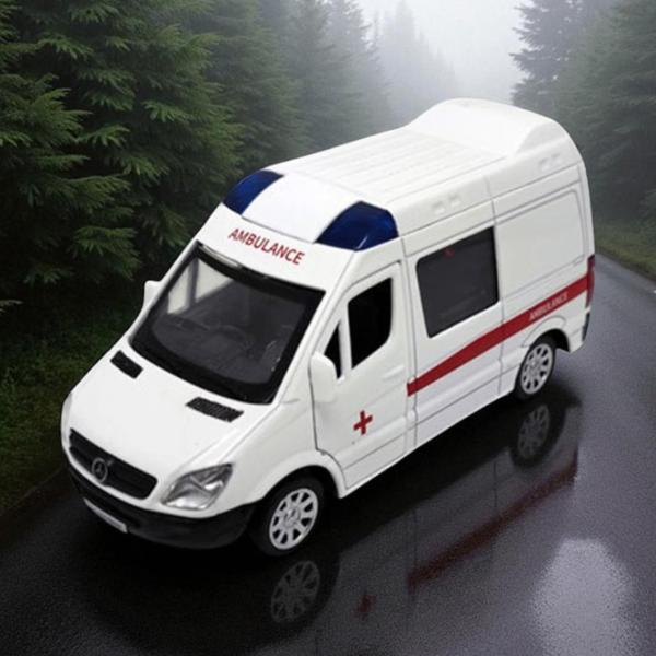 Mașină MSZ Mercedes-Benz Sprinter 26652  / / Red White photo 4