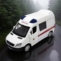 Mașină MSZ Mercedes-Benz Sprinter 26652 / / Red White photo 4