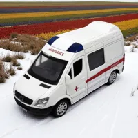 Mașină MSZ Mercedes-Benz Sprinter 26652 / / Red White photo 5