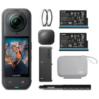 Cameră action Insta360 X5 Essentials Bundle 72 MP / 2400 mAh / Black photo 5