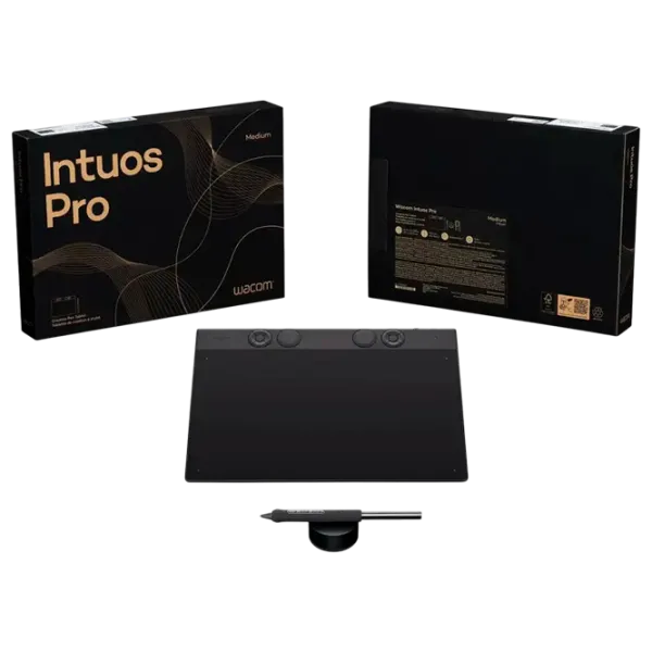 Графический планшет Wacom Intuos Pro Medium A5 / Черный photo 4