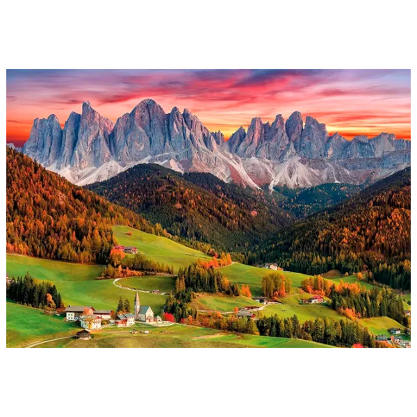 Puzzle Clementoni Val di Funes 10+/ Numărul de piese: 2000 photo 1