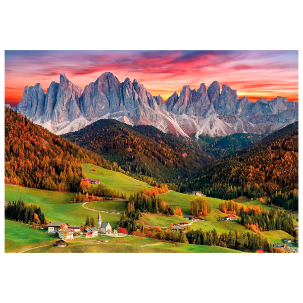 Puzzle Clementoni Val di Funes 10+/ Numărul de piese: 2000 photo 1