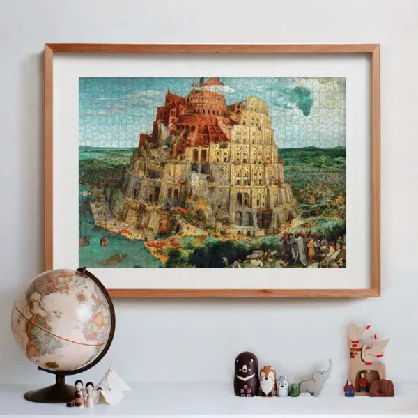 Puzzle Clementoni Bruegel The Tower of Babel 10+/ Numărul de piese: 1500 photo 3