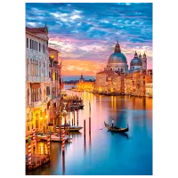 Puzzle Clementoni Lighting Venice 9+/ Numărul de piese: 500
