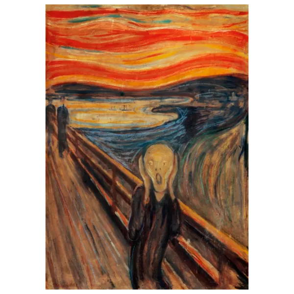 Puzzle Clementoni Munch The Scream 9+/ Numărul de piese: 1000 photo 1
