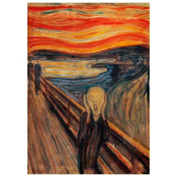 Puzzle Clementoni Munch The Scream 9+/ Numărul de piese: 1000 photo 1