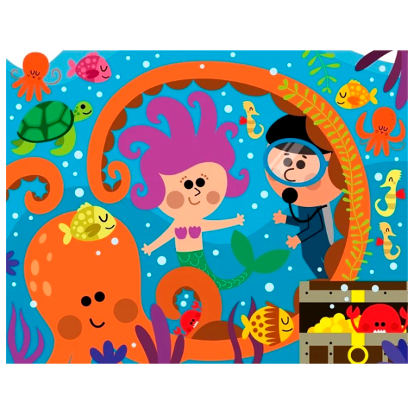 Puzzle Clementoni Lumea subacvatică 3+/ Numărul de piese: 30 photo 1