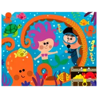 Puzzle Clementoni Lumea subacvatică 3+/ Numărul de piese: 30