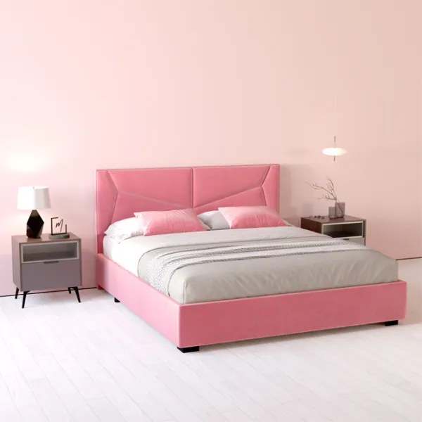 Кровать My-Style my-Vera 140 x 200 см / Фанера / Розовый photo 3