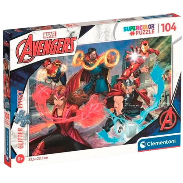 Puzzle Clementoni Avengers 6+/ Numărul de piese: 104 photo 1
