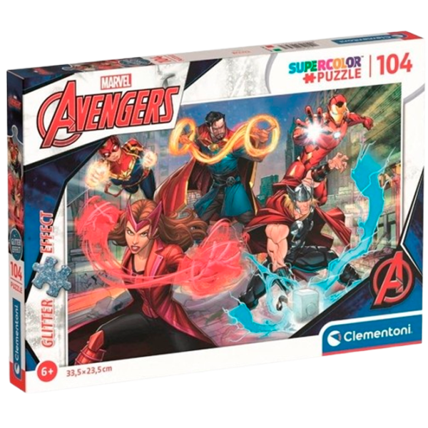 Puzzle Clementoni Avengers 6+/ Numărul de piese: 104 photo 1